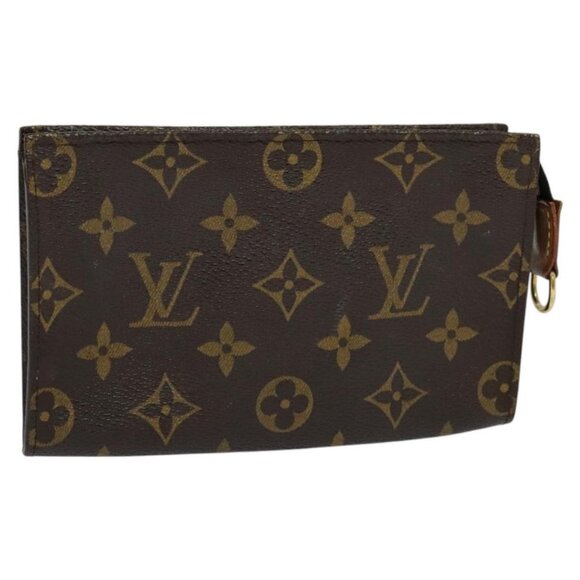 LOUIS VUITTON Monogram Bucket PM Accessory Pouch LV Auth - Picture 1 of 16